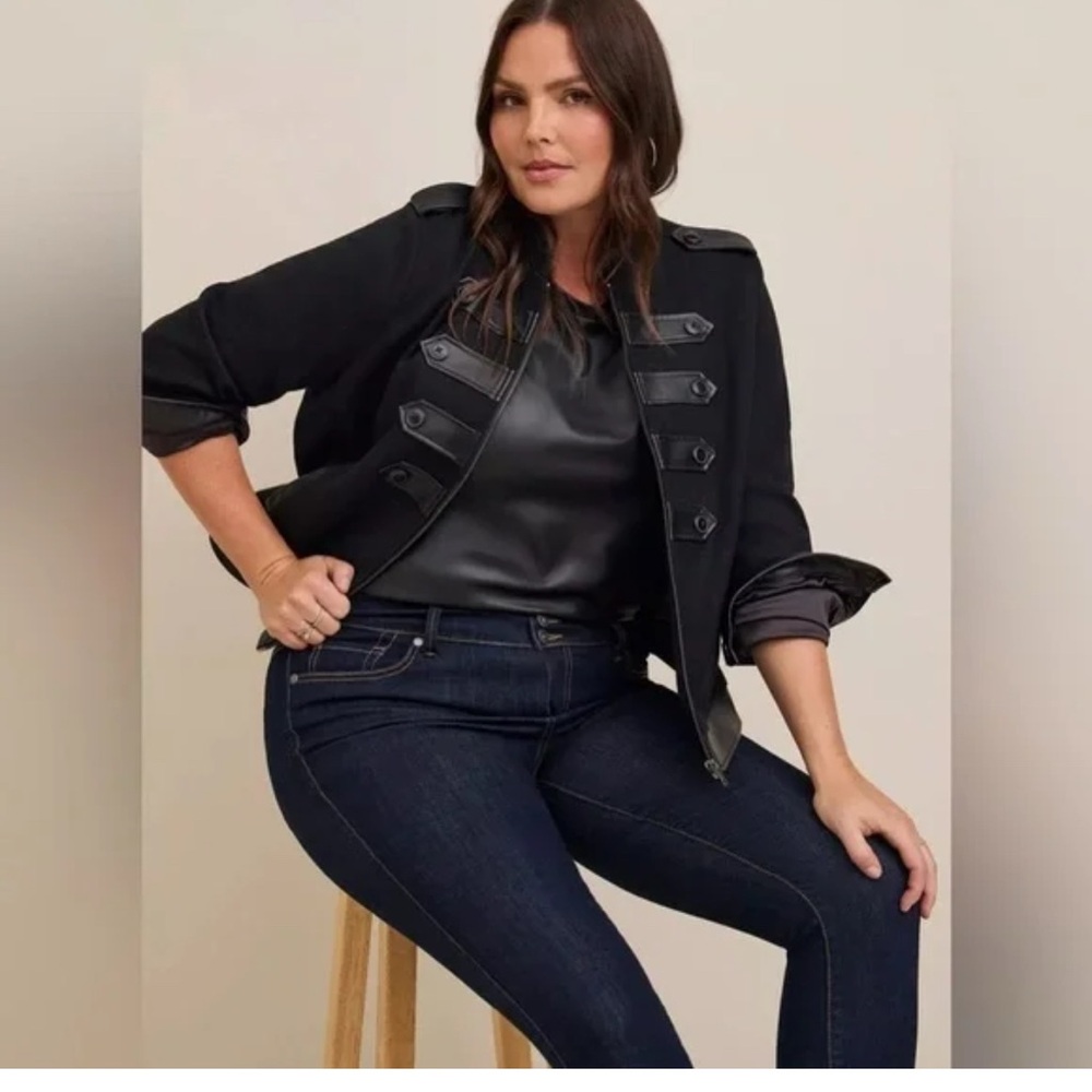 Torrid Black Blazer Classic Suit Jacket